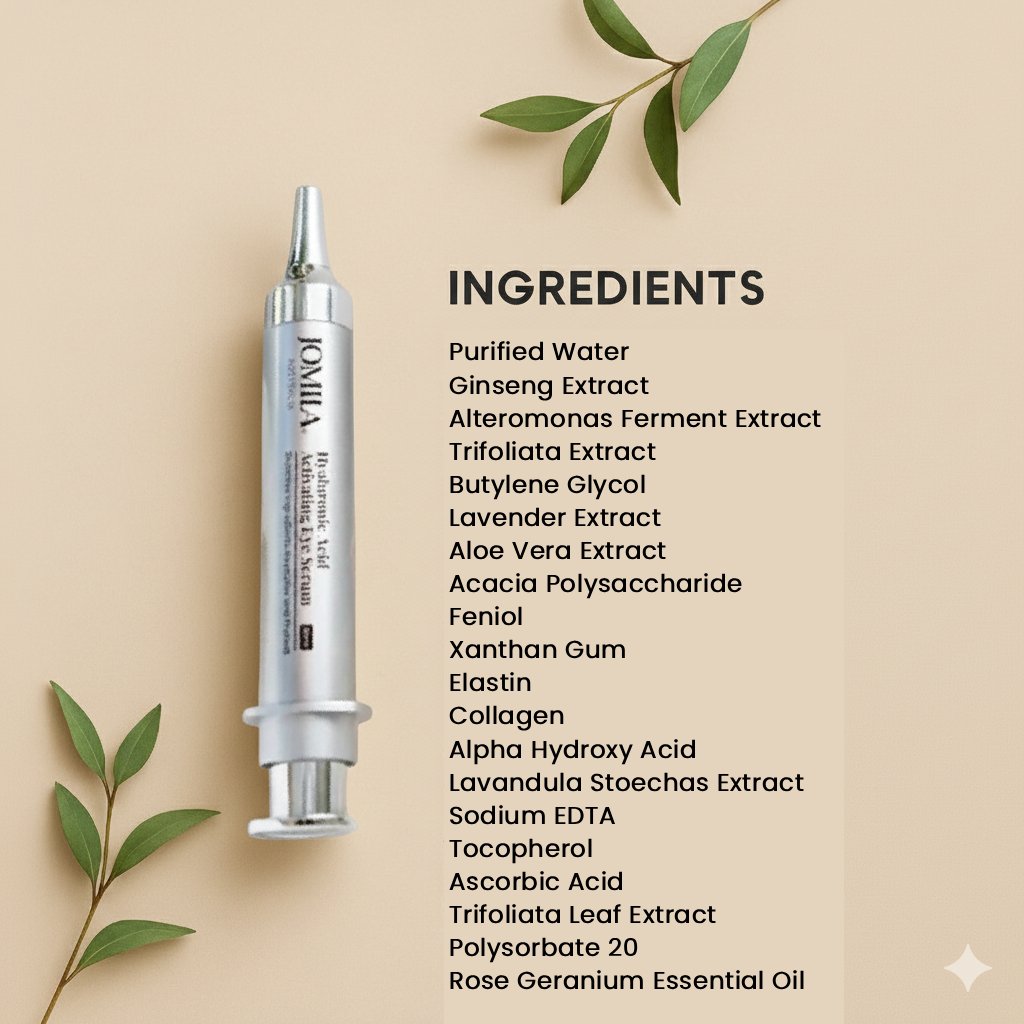 Hyaluronic Acid Activating Eye Serum 10ml